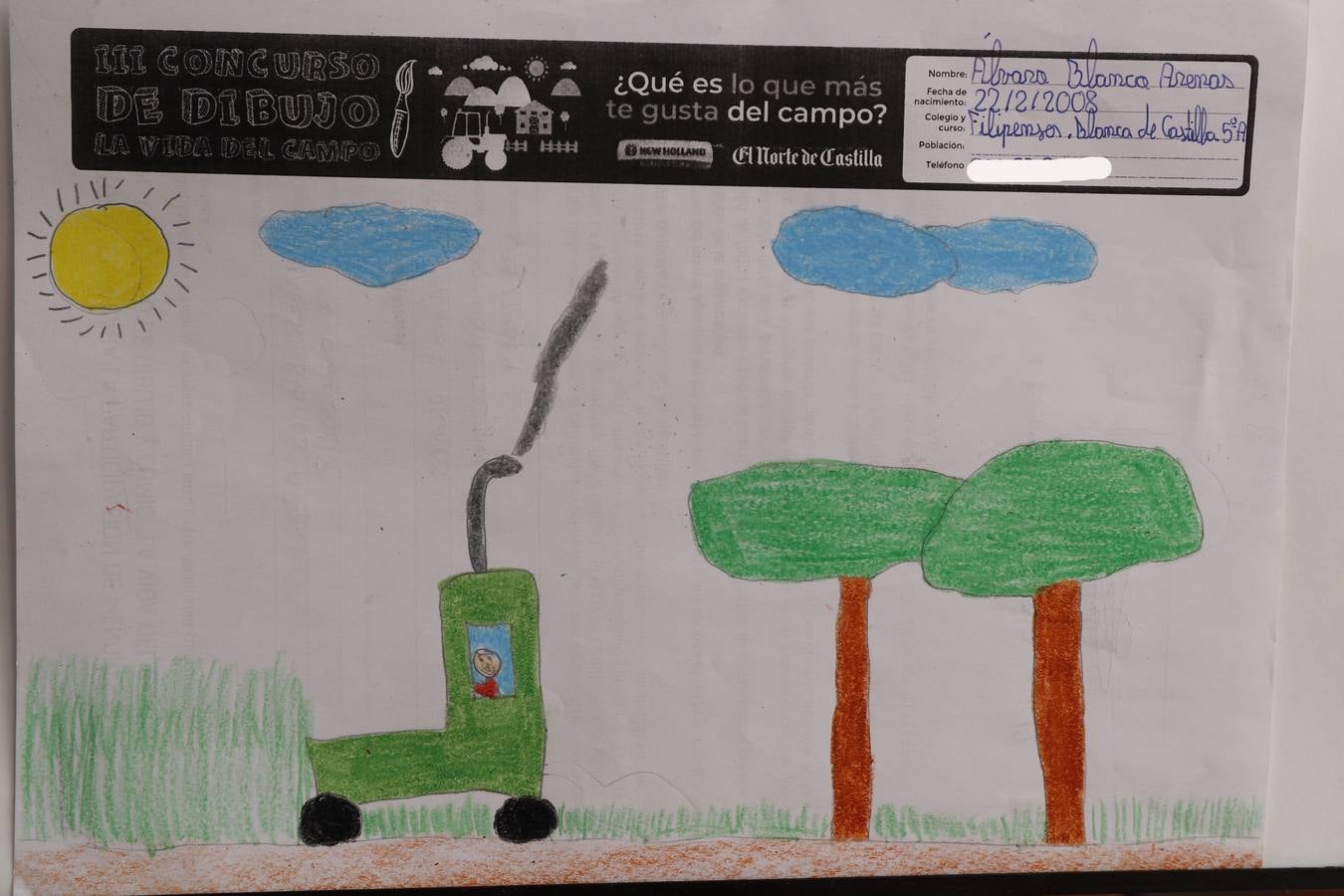 Fotos: Trabajos de 5º de Primaria en la modalidad de dibujo del III Concurso de Dibujo y Cómic &#039;La vida del campo&#039;