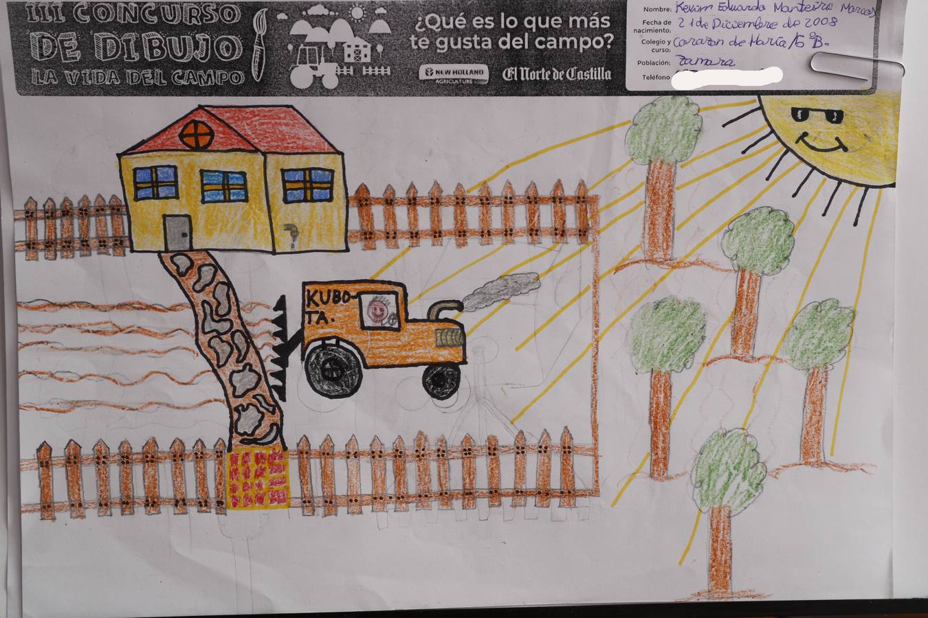 Fotos: Trabajos de 5º de Primaria en la modalidad de dibujo del III Concurso de Dibujo y Cómic &#039;La vida del campo&#039;