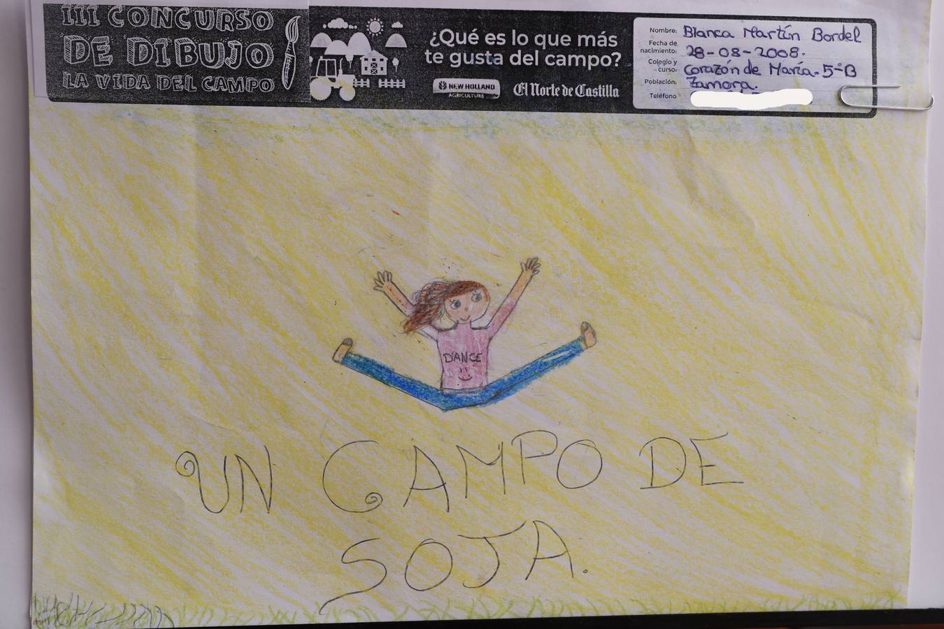 Fotos: Trabajos de 5º de Primaria en la modalidad de dibujo del III Concurso de Dibujo y Cómic &#039;La vida del campo&#039;