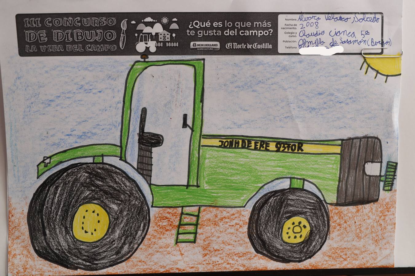 Fotos: Trabajos de 5º de Primaria en la modalidad de dibujo del III Concurso de Dibujo y Cómic &#039;La vida del campo&#039;