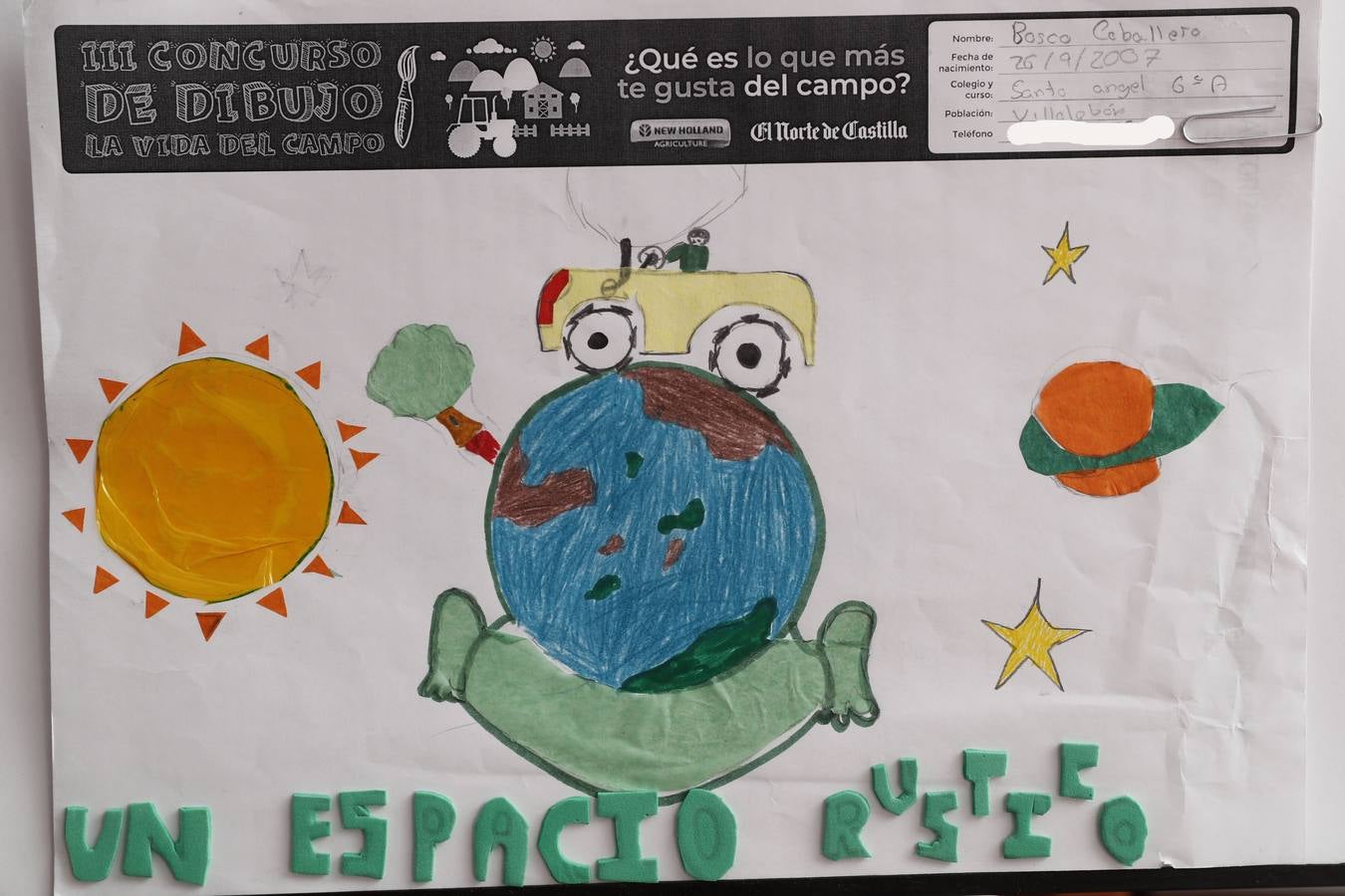 Fotos: Trabajos de 6º de Primaria en la modalidad de dibujo del III Concurso de Dibujo y Cómic &#039;La vida del campo&#039;