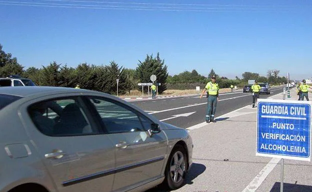 Imagen de un control de alcoholemia