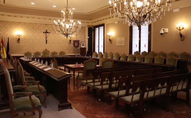 Salón de Plenos de la Diputación de Burgos