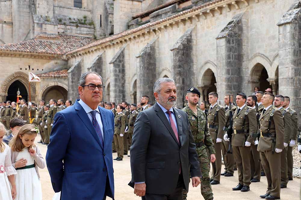 El Monasterio Real de las Huelgas ha acogido, un año más, la celebración del Curpillos, con procesión por las calles del barrio con el pendón de las Navas de Tolosa