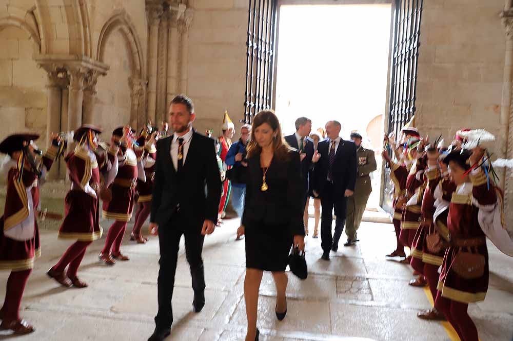 El Monasterio Real de las Huelgas ha acogido, un año más, la celebración del Curpillos, con procesión por las calles del barrio con el pendón de las Navas de Tolosa