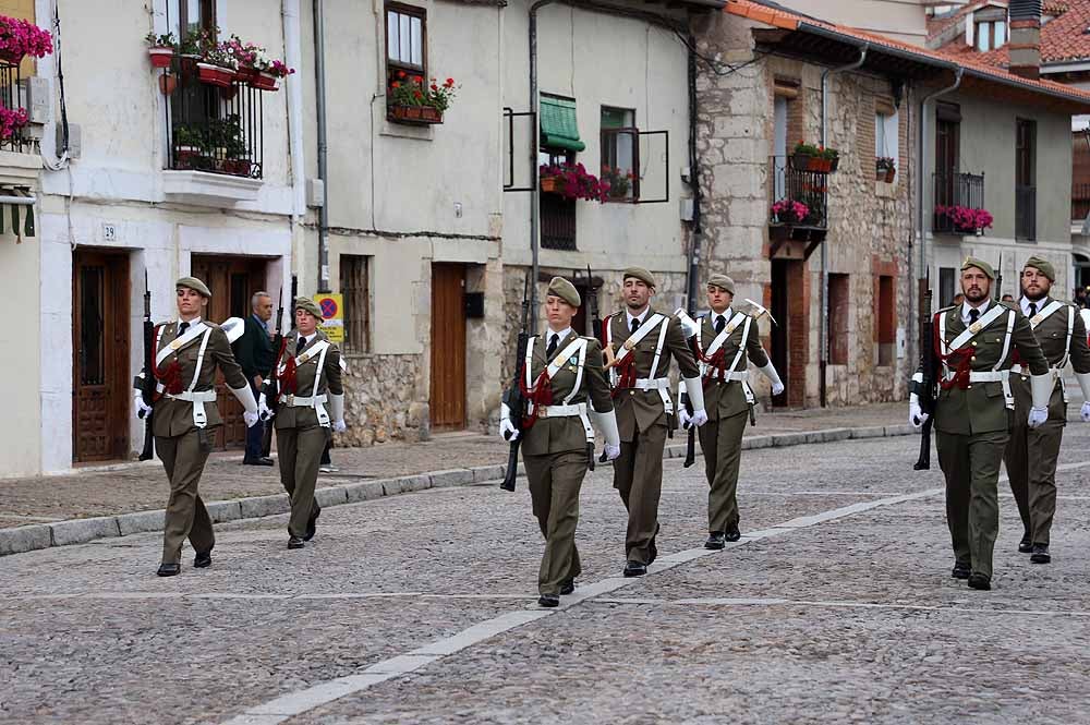 El Monasterio Real de las Huelgas ha acogido, un año más, la celebración del Curpillos, con procesión por las calles del barrio con el pendón de las Navas de Tolosa