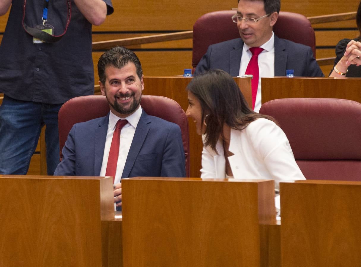 Fotos: Así ha vivido Luis Tudanca la sesión constitutiva de la X Legislatura de las Cortes de Castilla y León