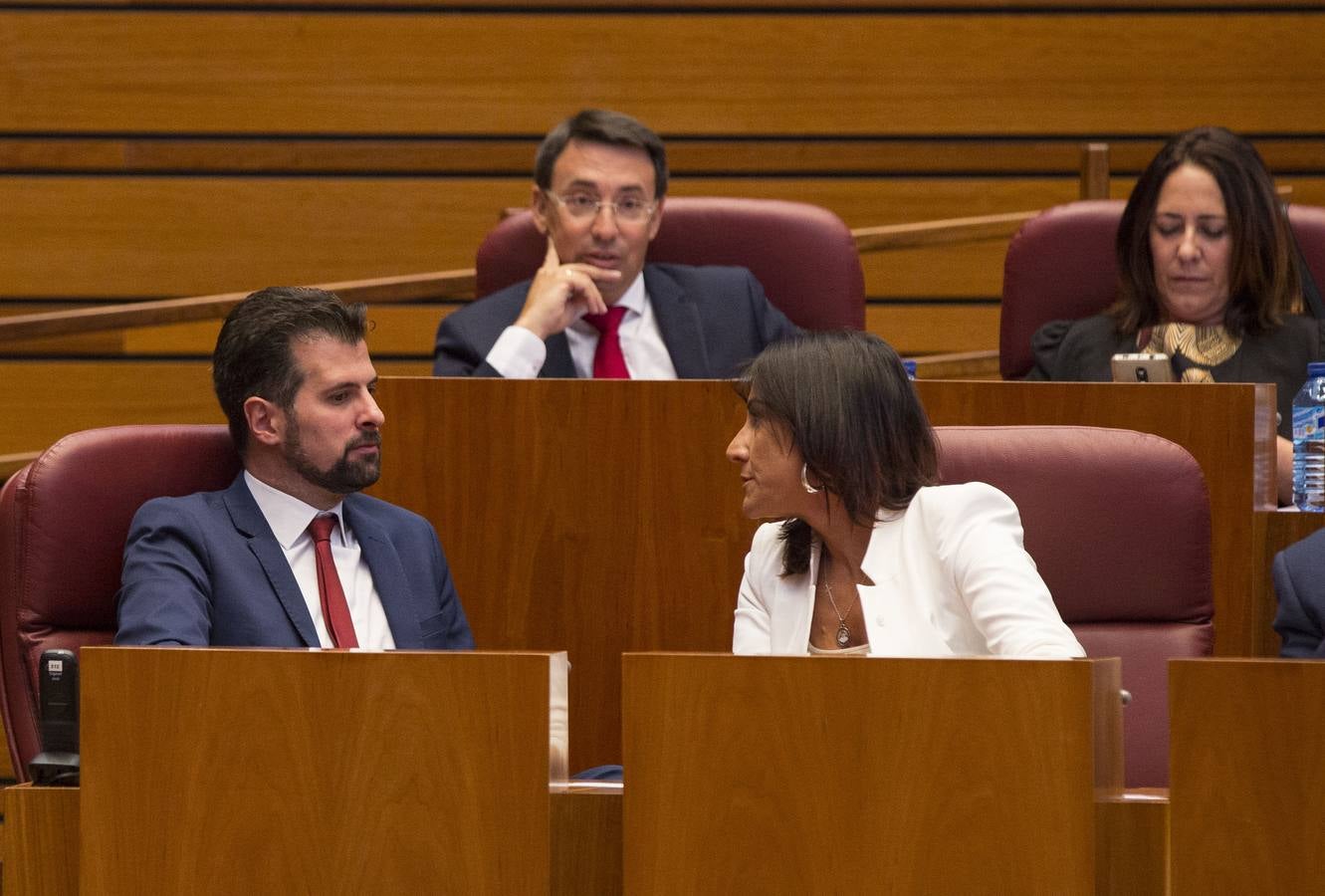 Fotos: Así ha vivido Luis Tudanca la sesión constitutiva de la X Legislatura de las Cortes de Castilla y León