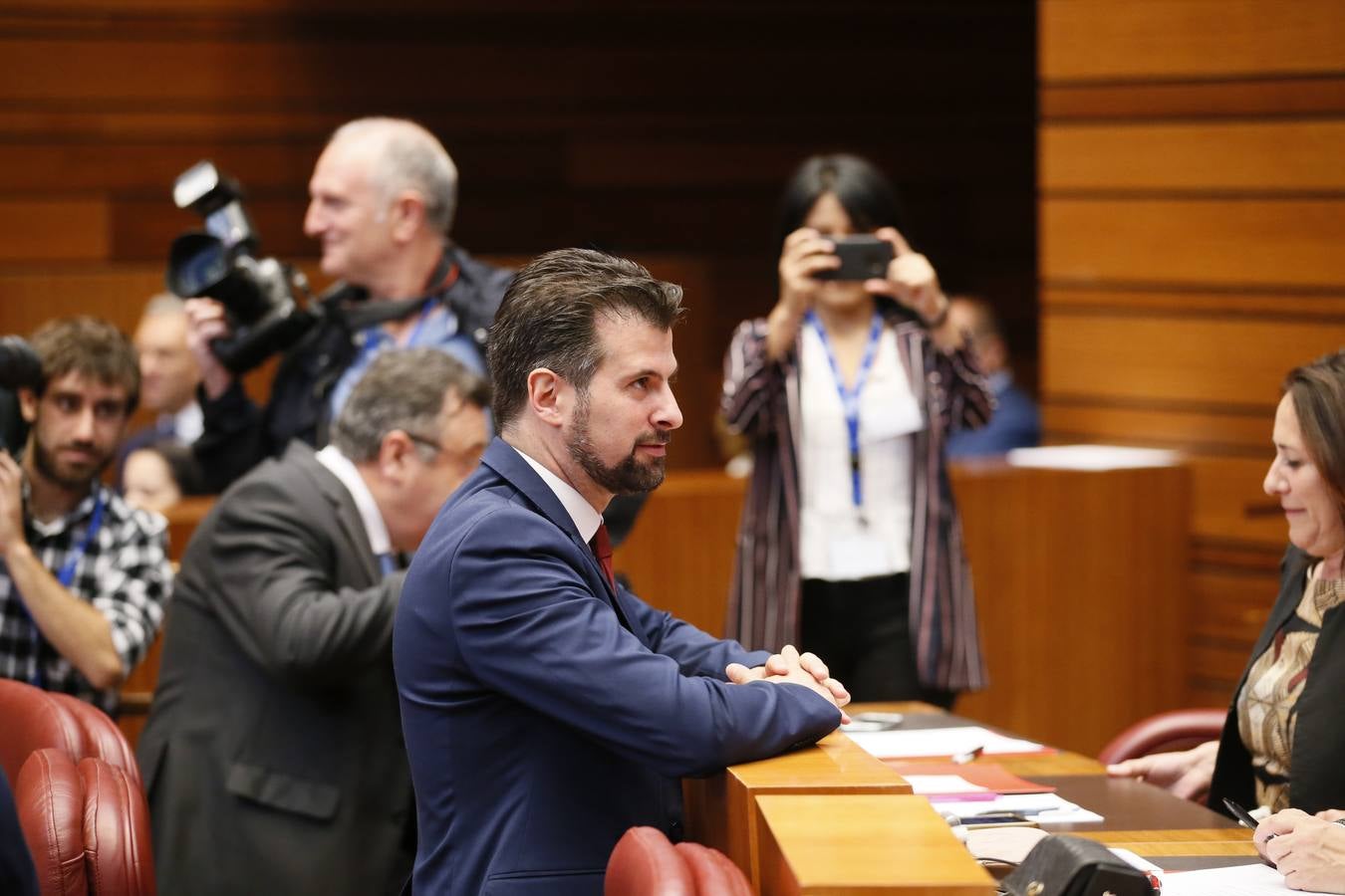 Fotos: Así ha vivido Luis Tudanca la sesión constitutiva de la X Legislatura de las Cortes de Castilla y León