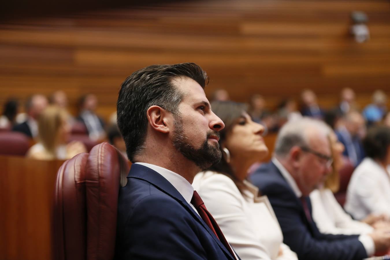 Fotos: Así ha vivido Luis Tudanca la sesión constitutiva de la X Legislatura de las Cortes de Castilla y León