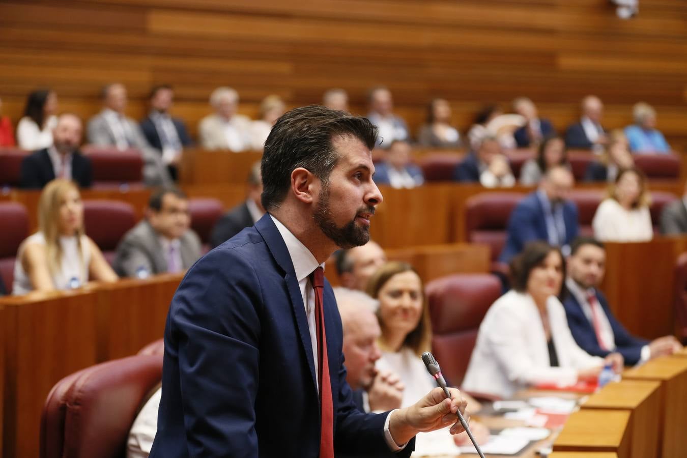 Fotos: Así ha vivido Luis Tudanca la sesión constitutiva de la X Legislatura de las Cortes de Castilla y León