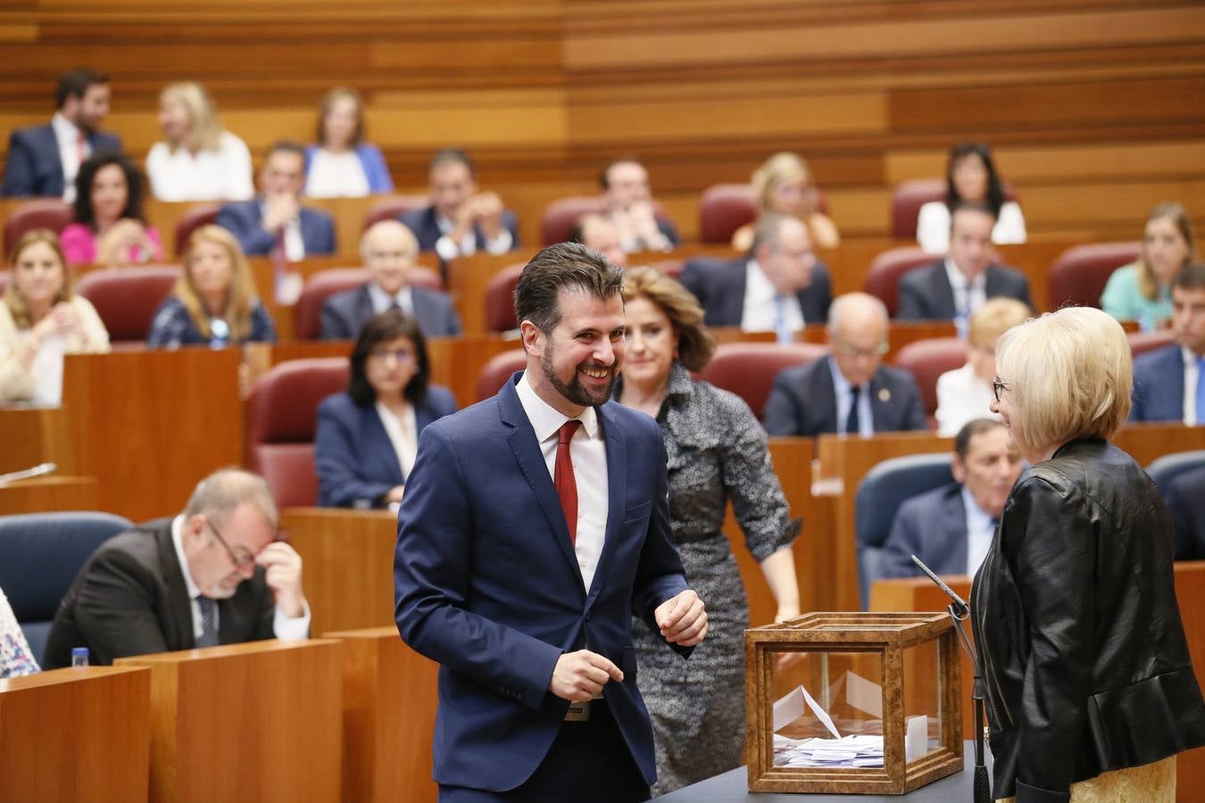 Fotos: Así ha vivido Luis Tudanca la sesión constitutiva de la X Legislatura de las Cortes de Castilla y León