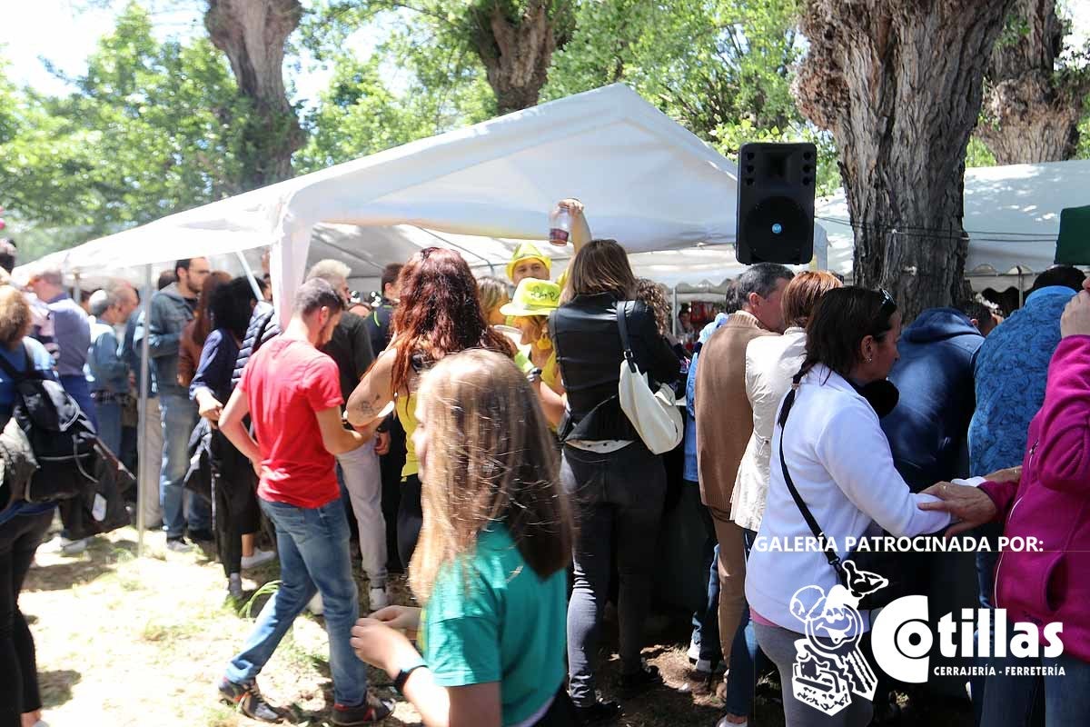 La mañana amanecía nublada y húmeda pero el día ha levantado y el Parque del Parral se ha llenado de burgaleses y amigos para celebrar la Festividad del Curpillos entre las carpas de las peñas