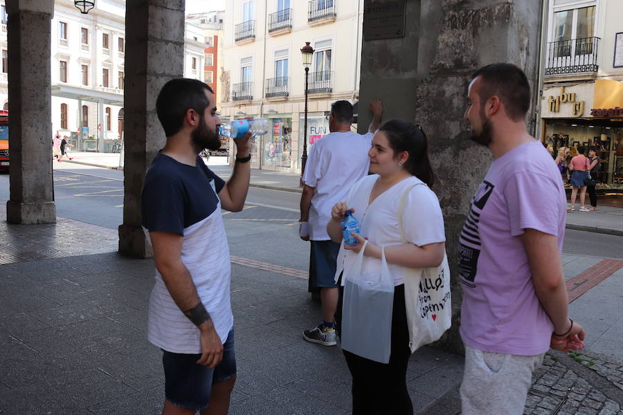 Fotos: Burgos afornta la primera jornada de la ola de calor de este verano