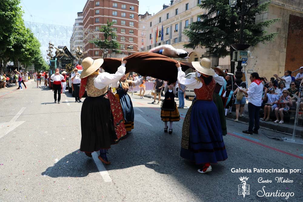 La alegría contagiada por los peñistas