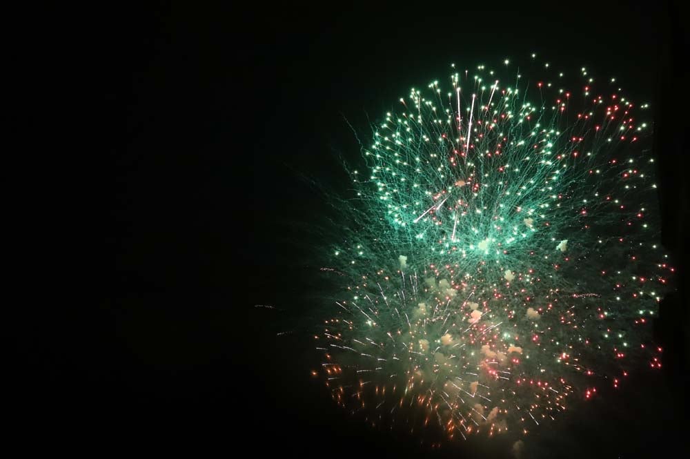 Los fuegos artificiales son una de esas citas obligadas