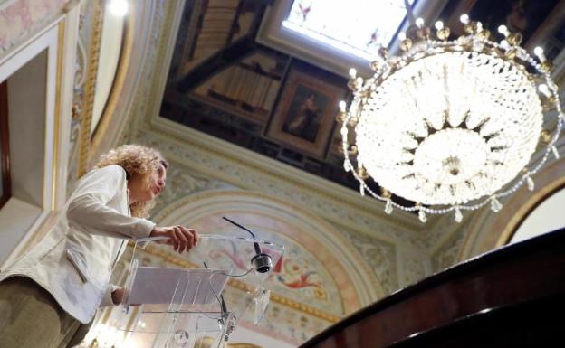 Batet, en el Congreso durante la intervención para comunicar la fecha de investidura. 