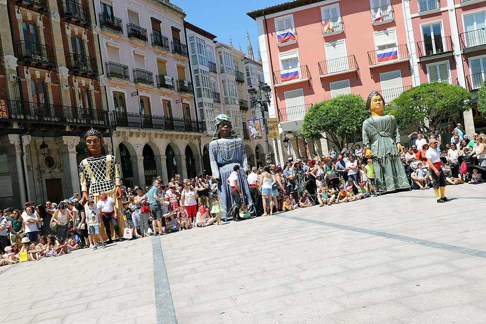 Imagen de la Plaza del Rey San Fernando desde la ubicación que este año ha tenido la banda. 