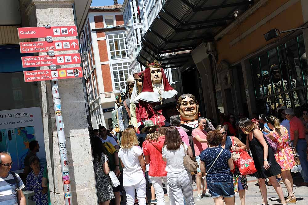 Imagen de la Plaza del Rey San Fernando desde la ubicación que este año ha tenido la banda. 