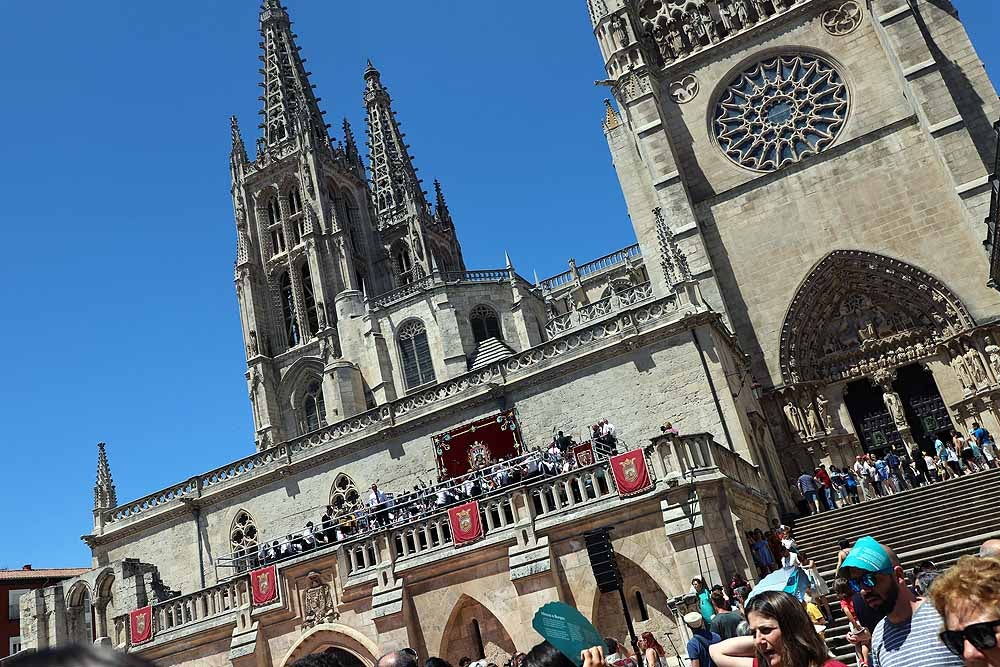 Imagen de la Plaza del Rey San Fernando desde la ubicación que este año ha tenido la banda. 