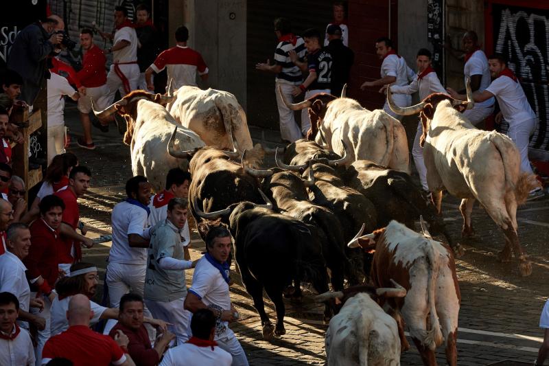 Fotos: Cuarto encierro de golpes protagonizado por los Jandilla