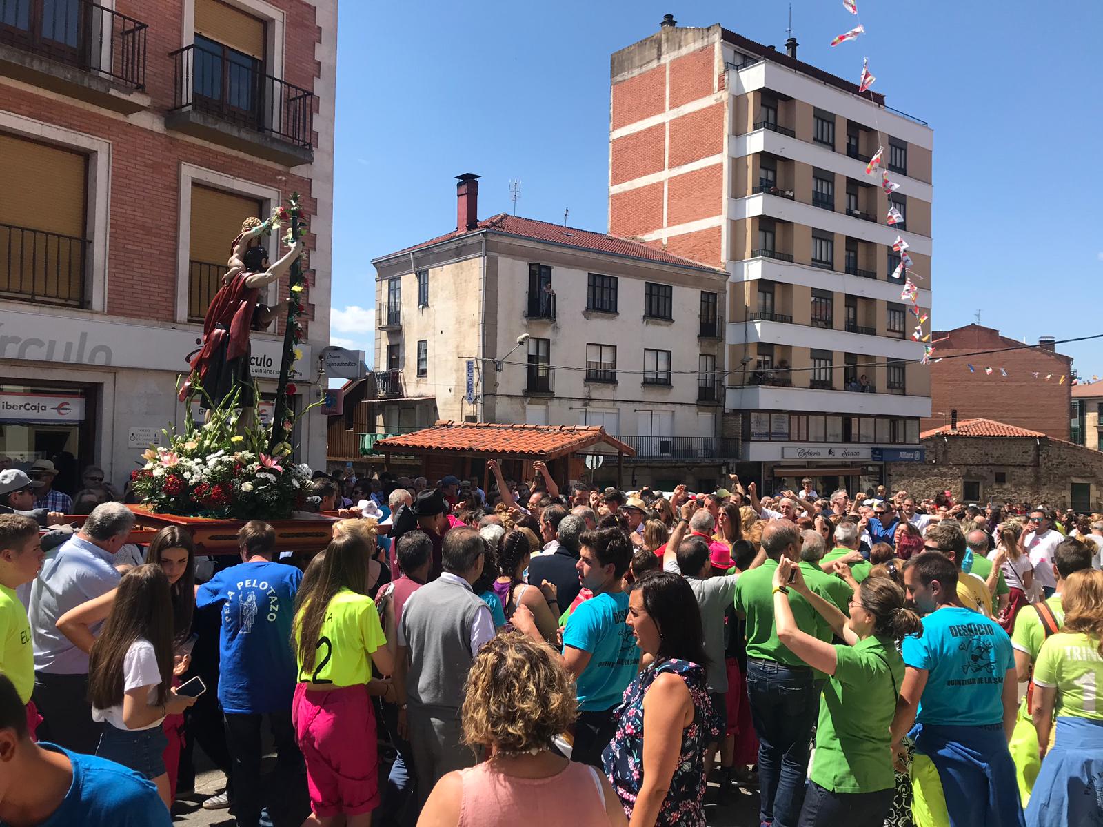 Multitudinaria romería en Quintanar de la Sierra