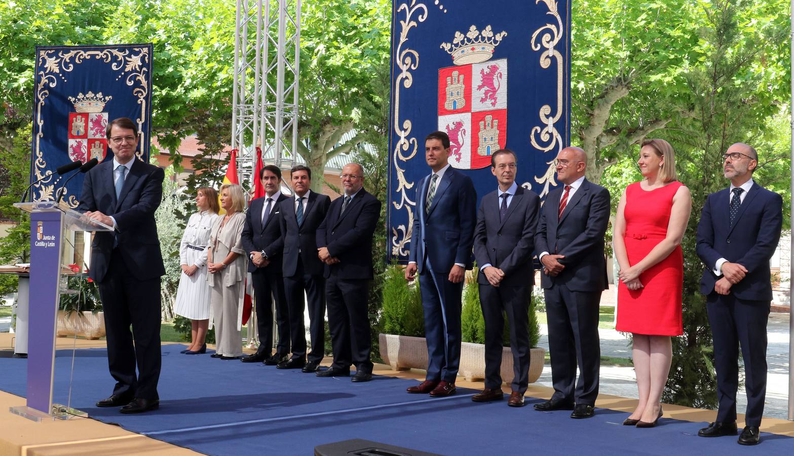 Imágenes del acto de toma de posesión celebrado este miércoles en el Colegio de la Asunción, sede de la Junta