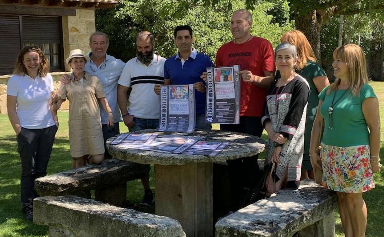 Impulsores del proyectoen su presentación. 