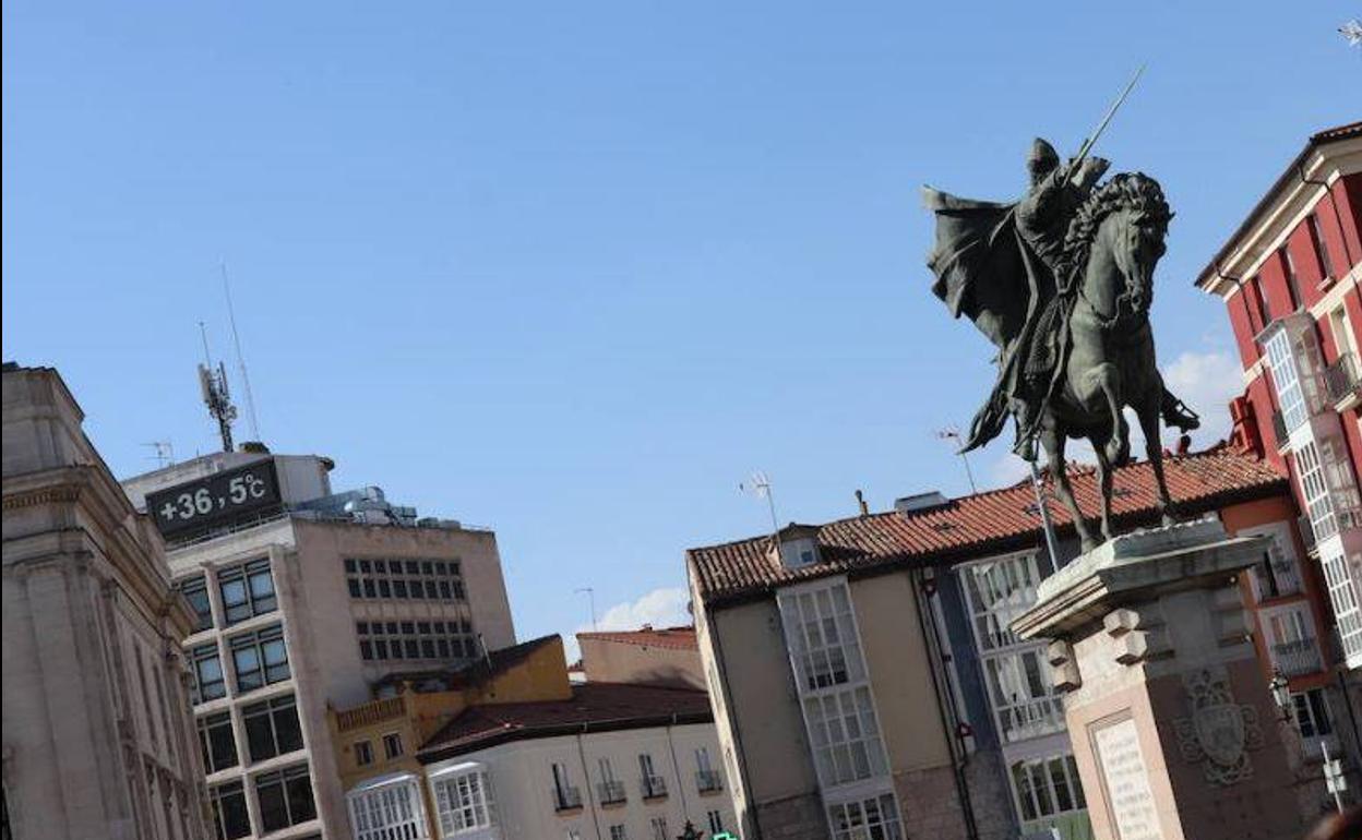 Plaza de Mio Cid de la capital burgalesa.