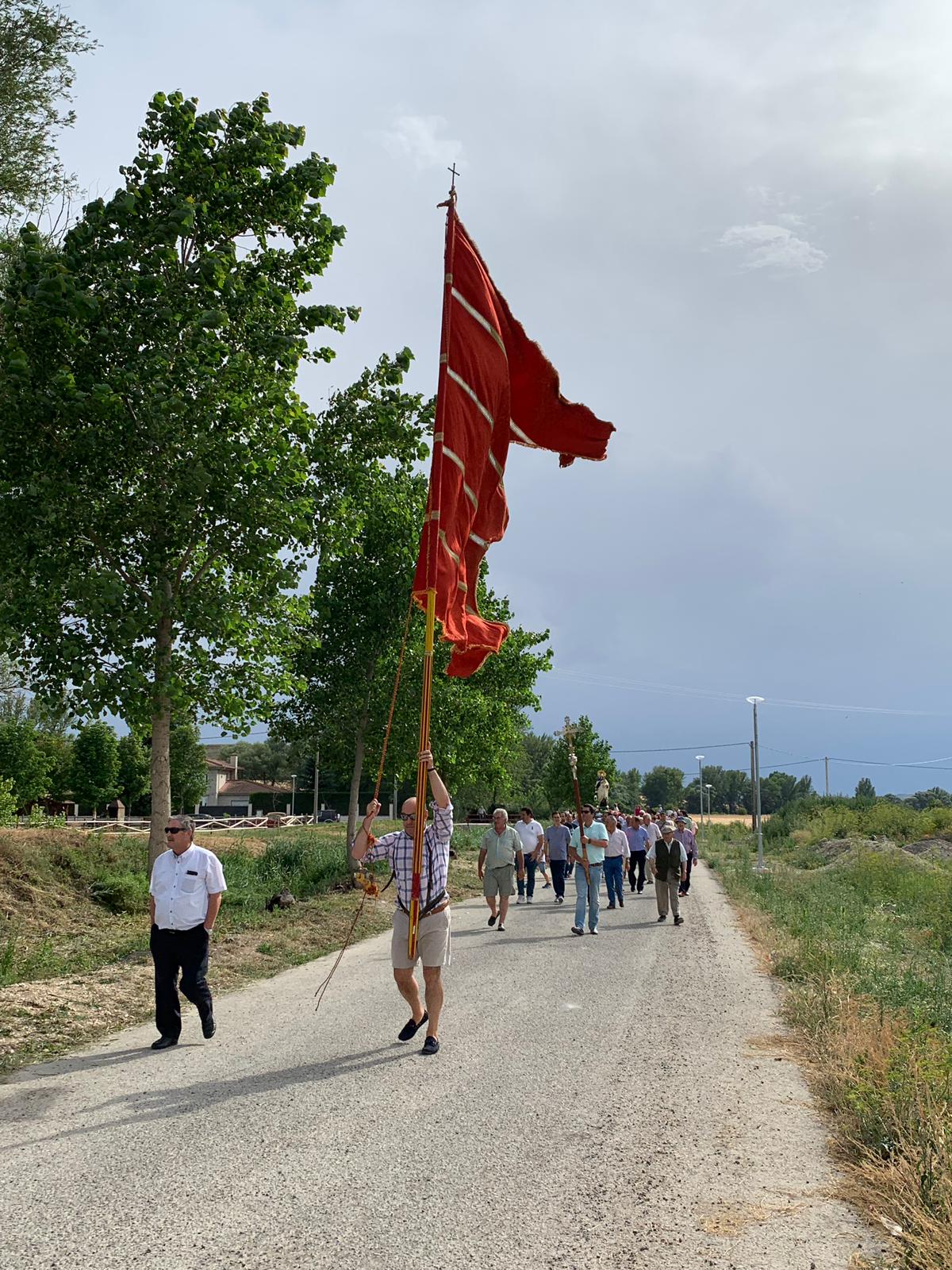 Romeria en Rioseras celebrada en honor a la Virgen del Carmen