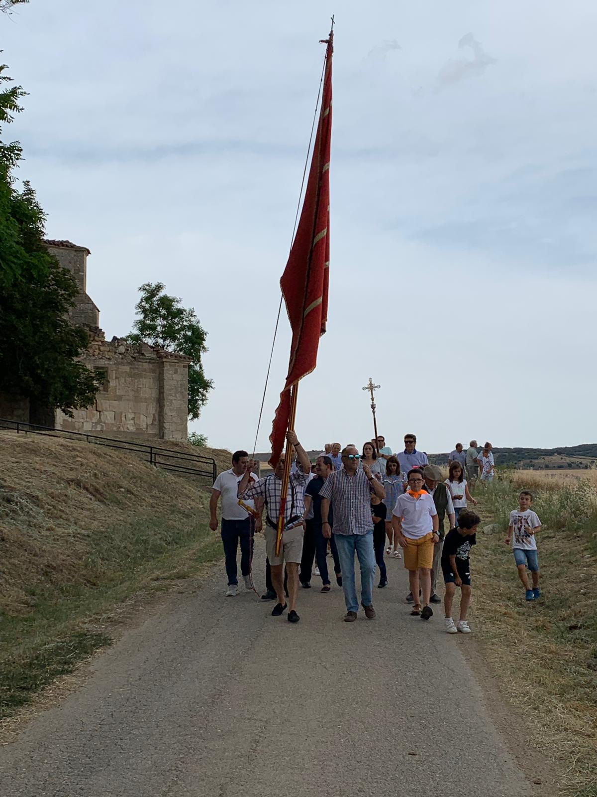 Romeria en Rioseras celebrada en honor a la Virgen del Carmen