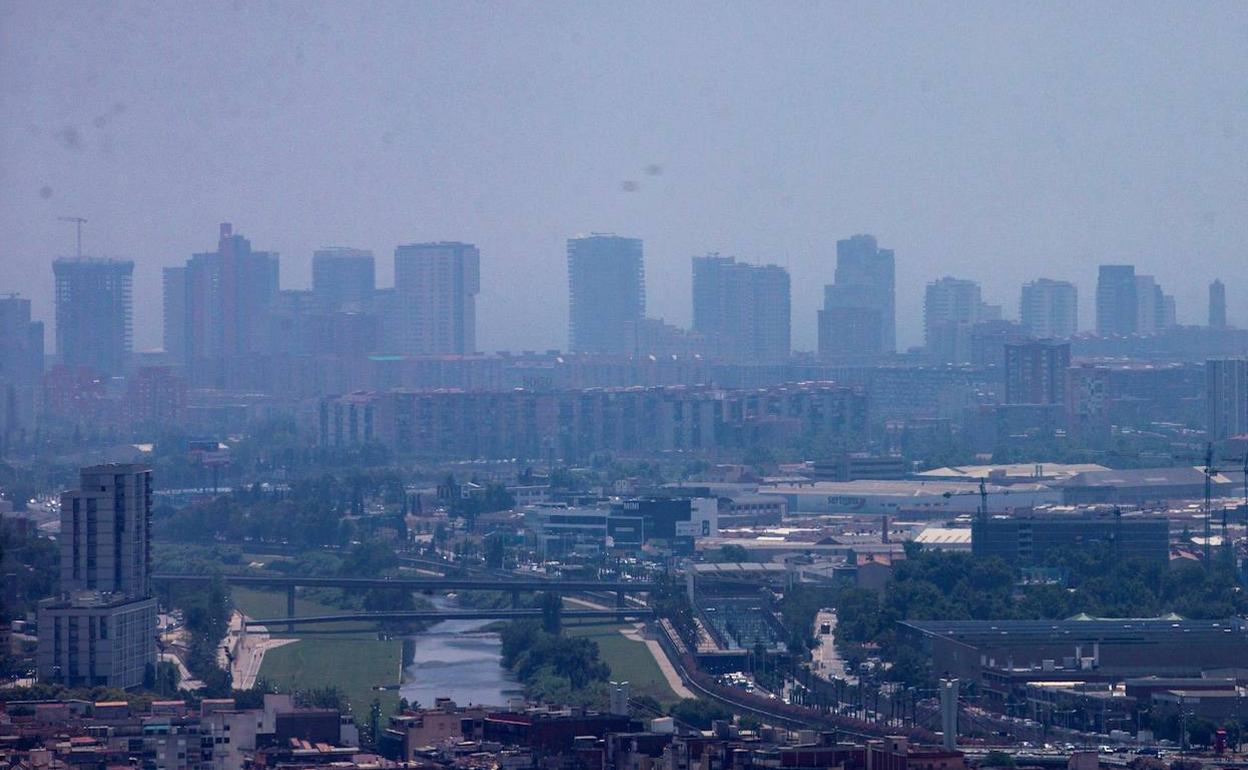 Contaminación en Barcelona. 