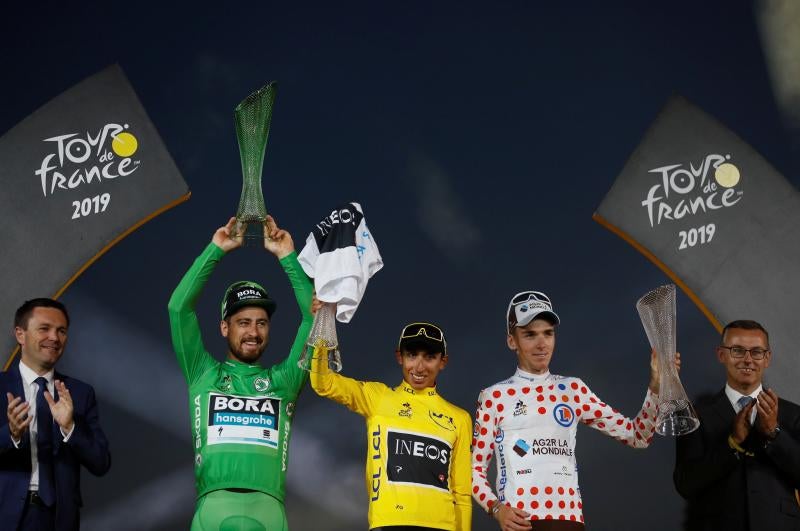 Fotos: Las mejores imágenes del podio final del Tour de Francia