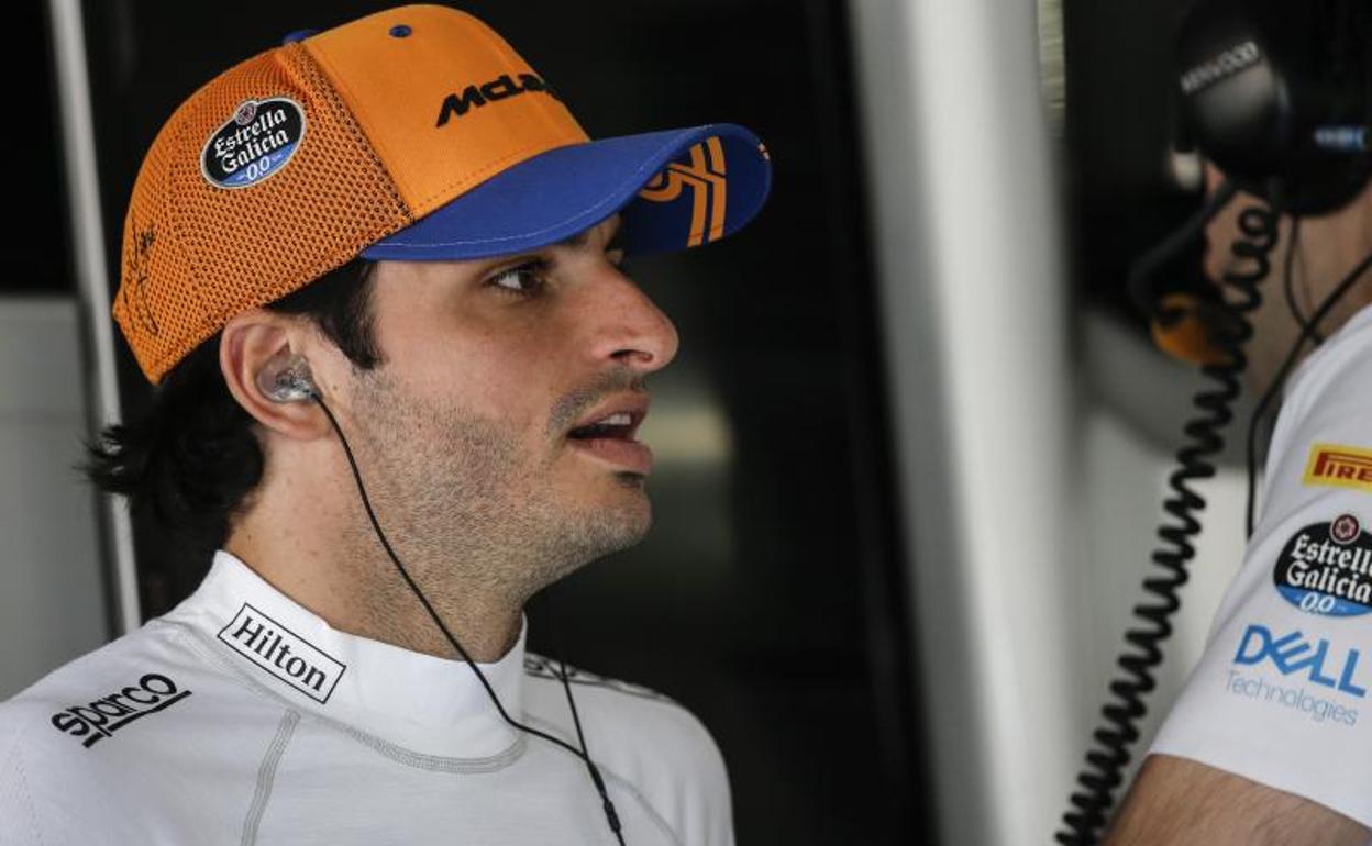 Carlos Sainz, en el circuito de Hockenheim. 