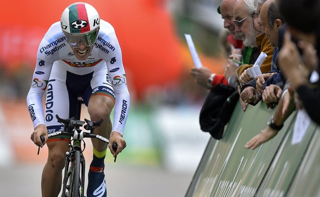 Rui Costa en una etapa contrarreloj del Tour de Romandie. 