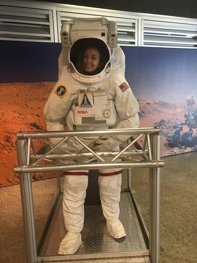 La burgalesa Laura Rojo participó en un programa de la NASA en Alabama becada por la Embajada de Estados Unidos en Madrid.