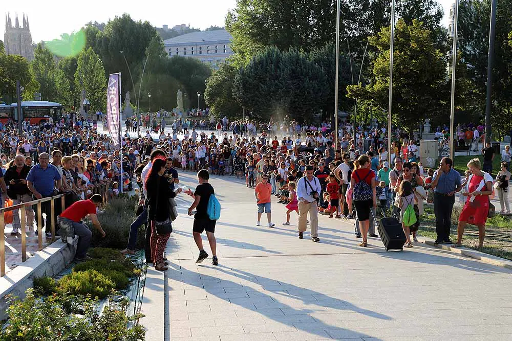 Este domingo se celebra la XXIV edición de la Batalla de Atapuerca y hoy se ha anunciado por las calles del centro de la ciudad