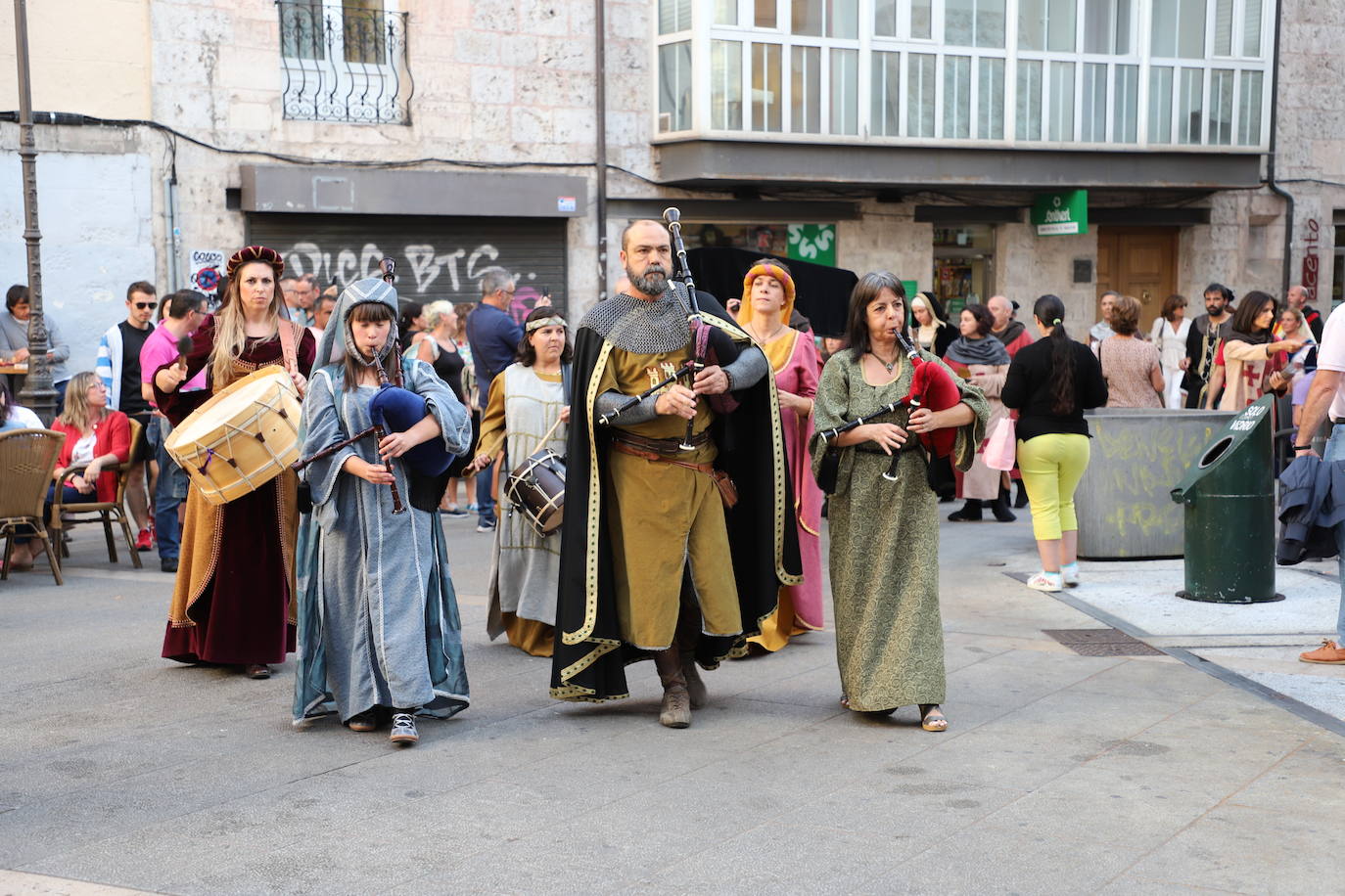Imagen del pregón que anuncia la llegada de Juana la Loca. 