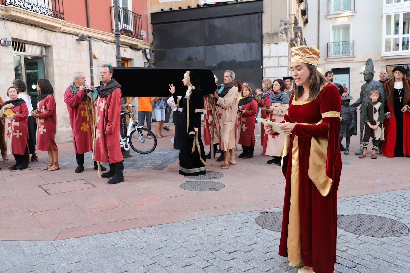 Imagen del pregón que anuncia la llegada de Juana la Loca. 