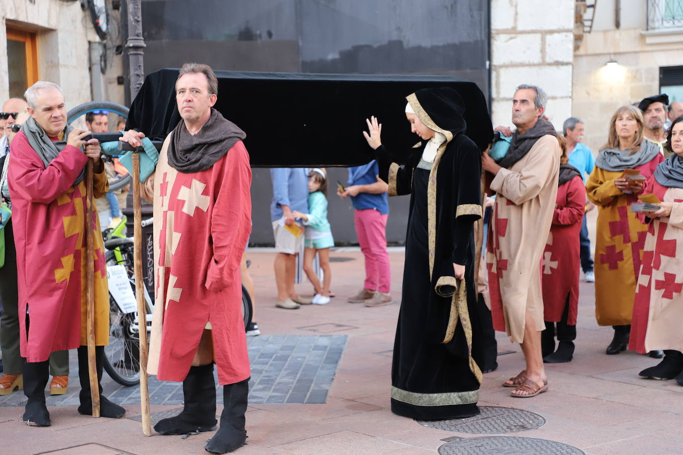 Imagen del pregón que anuncia la llegada de Juana la Loca. 