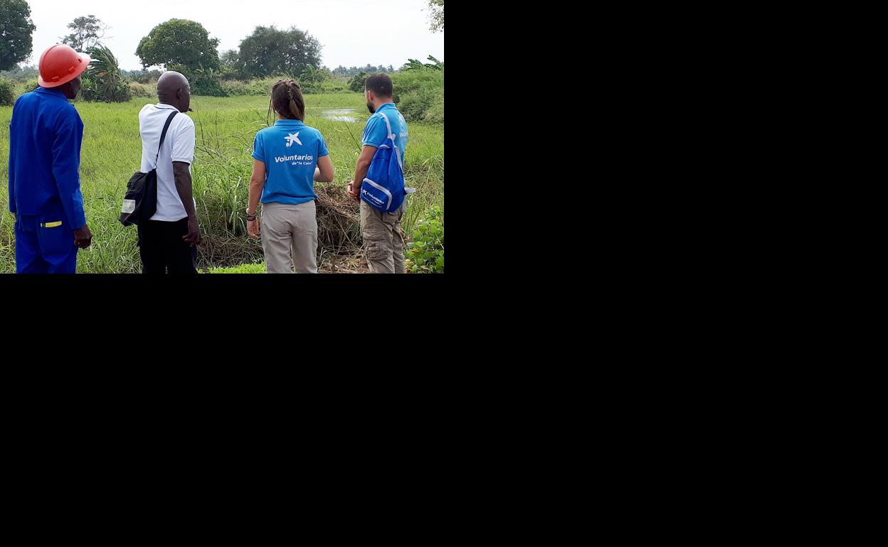 Cooperantes de 'la Caixa', en Mozambique. 