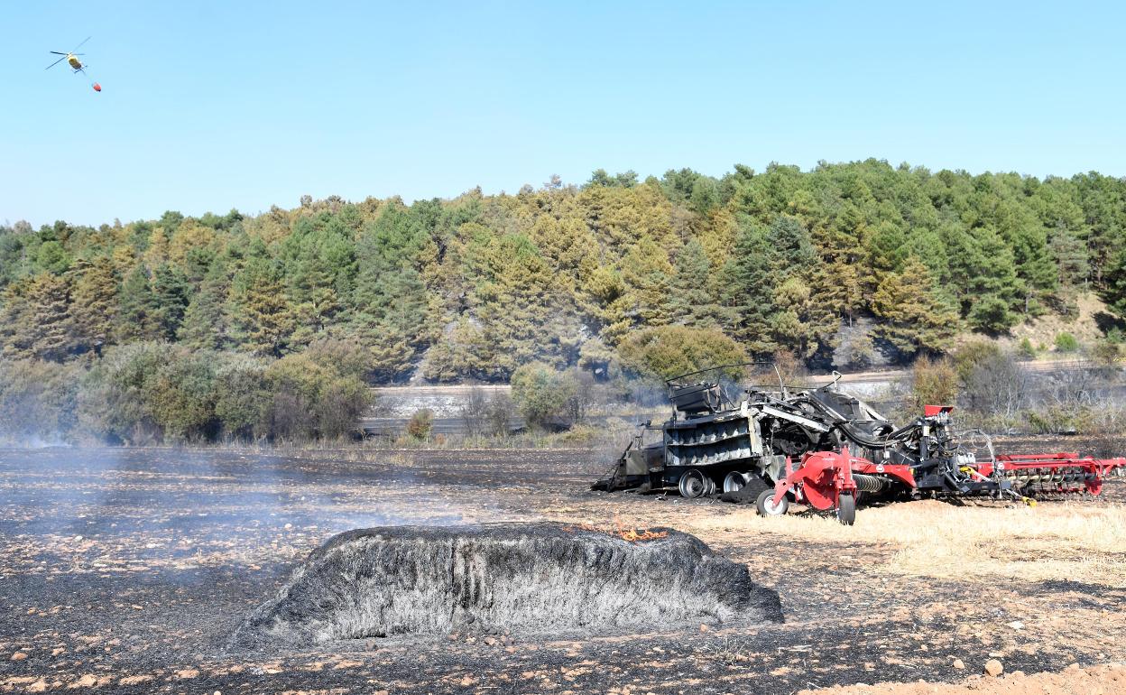 El incendio ha arrasado con varias hectáreas. 