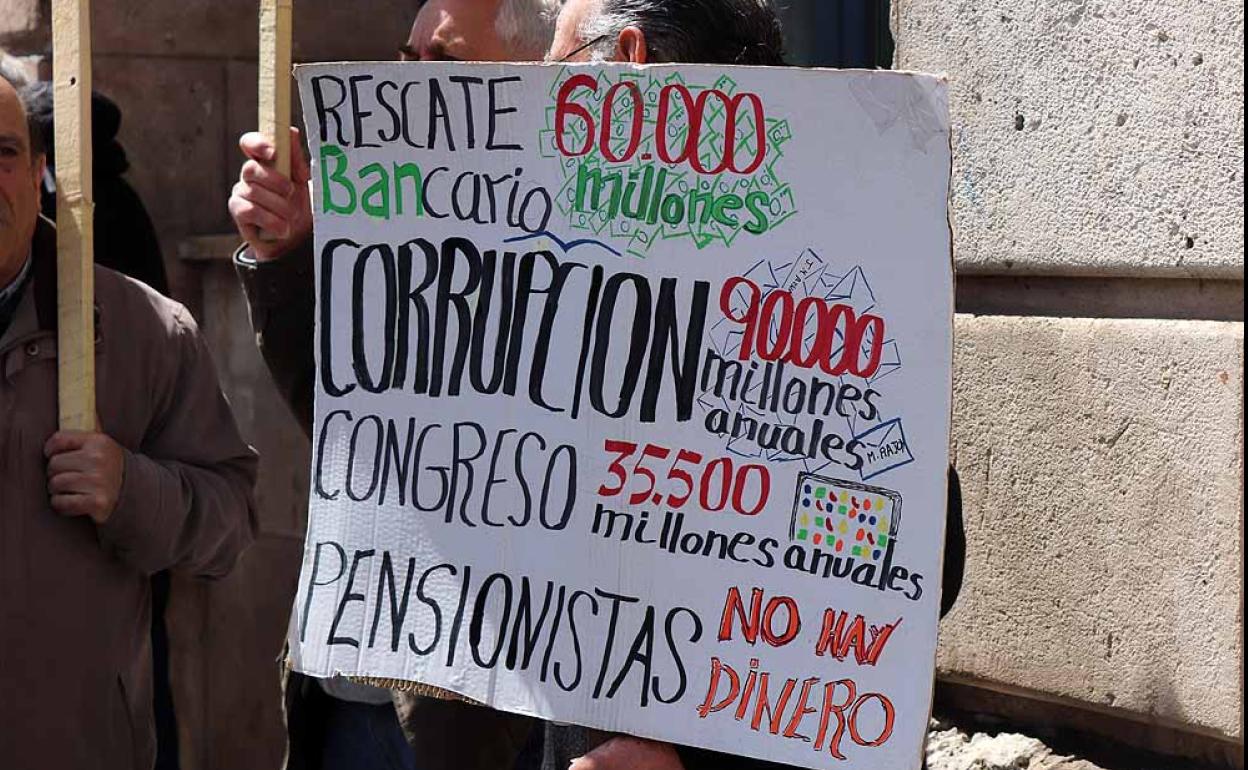 Imagen de una de las jornadas reivindicativas por el futuro de las pensiones