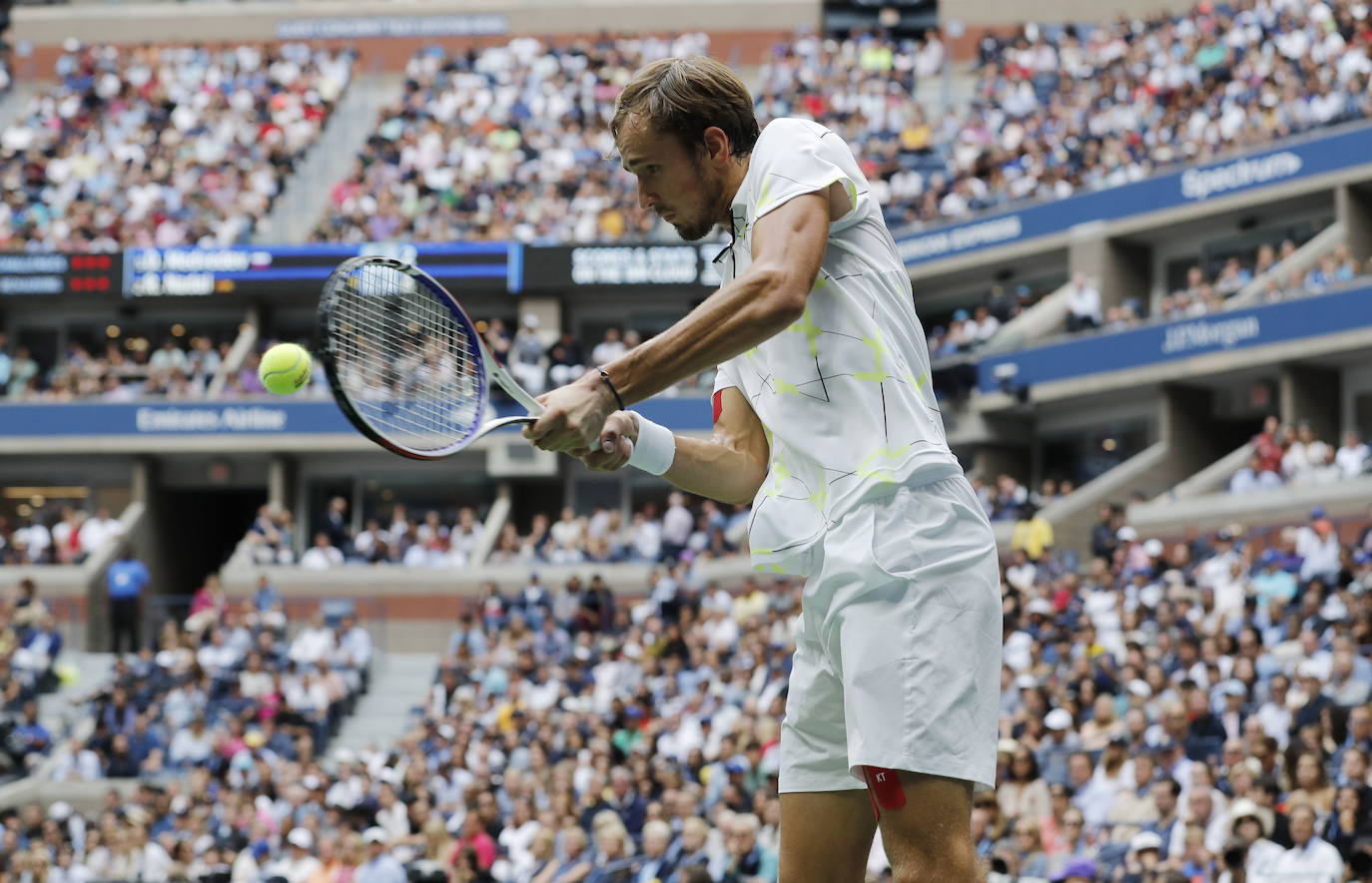 Rafael Nadal y Daniil Medvedev se midieron por el título masculino del US Open en el USTA Billie Jean King National Tennis Center de Nueva York