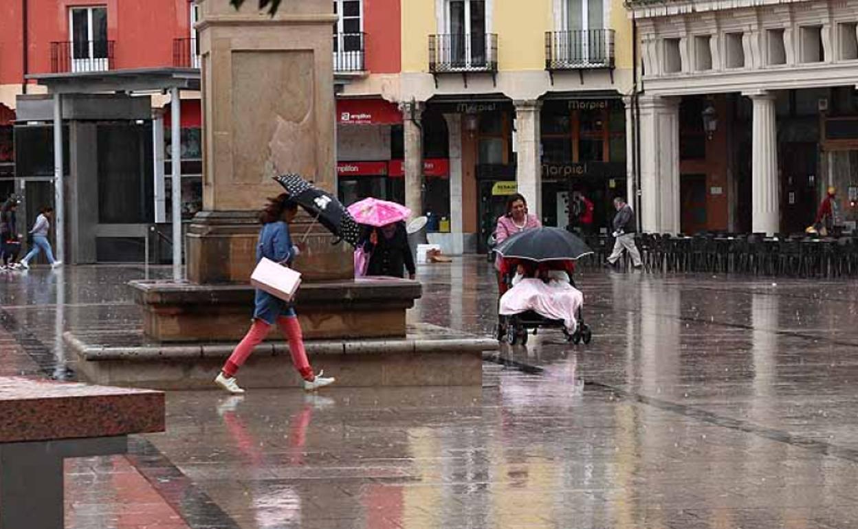 Por momentos la lluvia ha sido muy intensa