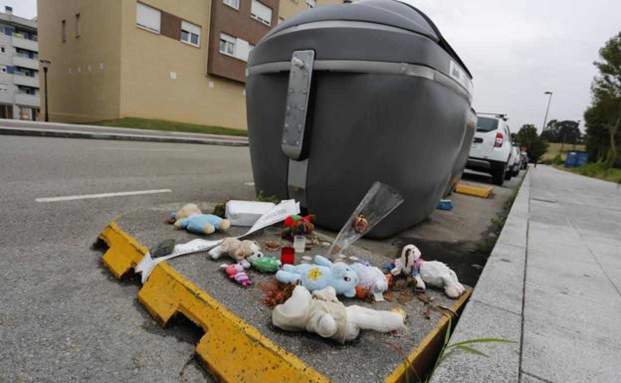Detenida una pareja de Gijón por el crimen del bebé hallado en un contenedor