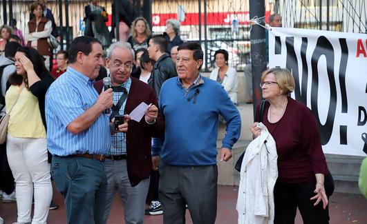 Manifestación en San Agustín