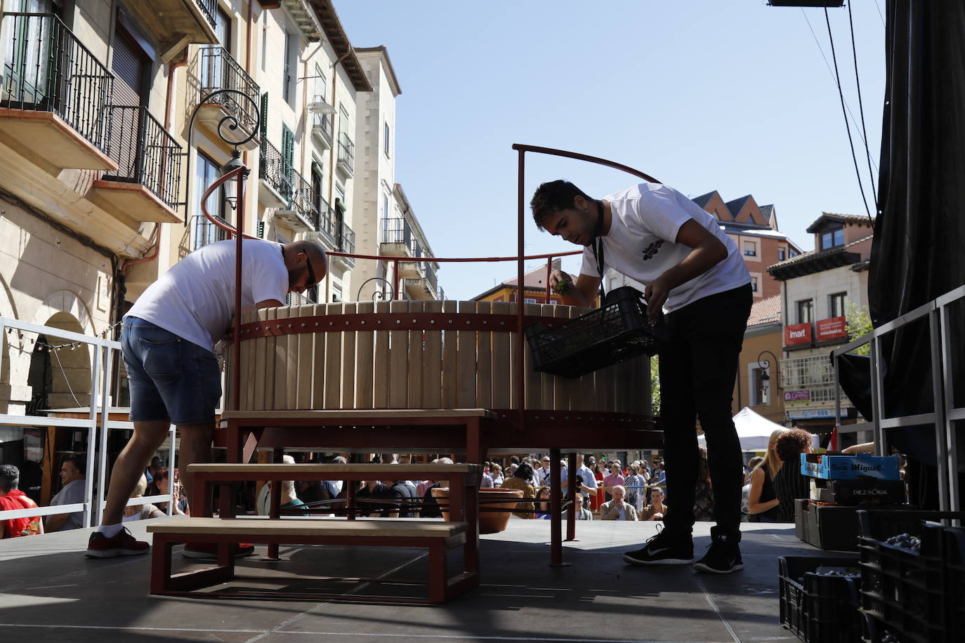 Aranda de Duero ha festejado hoy la Fiesta de la Vendimia. 