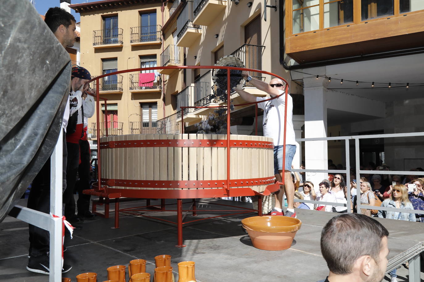 Aranda de Duero ha festejado hoy la Fiesta de la Vendimia. 