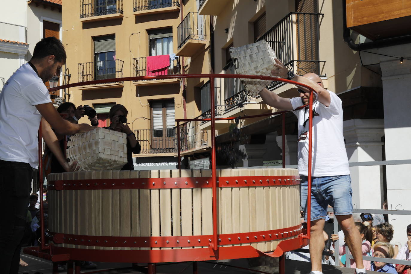 Aranda de Duero ha festejado hoy la Fiesta de la Vendimia. 